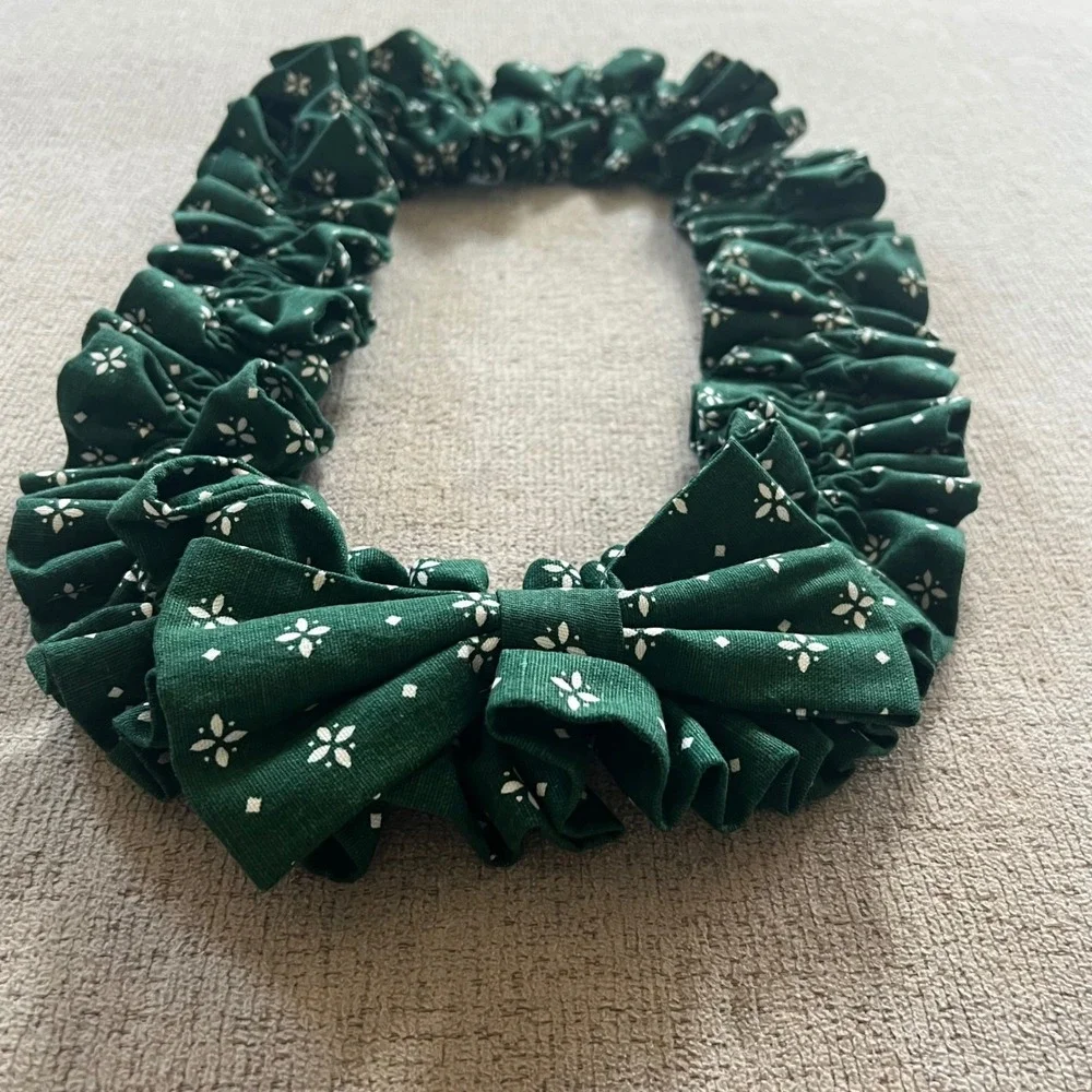 Longaberger Vintage Basket Garter Large Heritage Green Original Pattern
